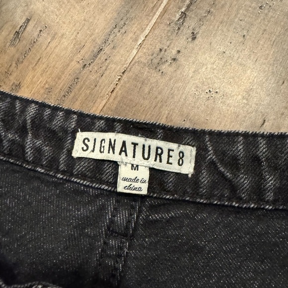 Signature8 Black Denim Distressed Pants - Picture 4 of 4